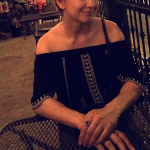 Off the Shoulder Boho Top